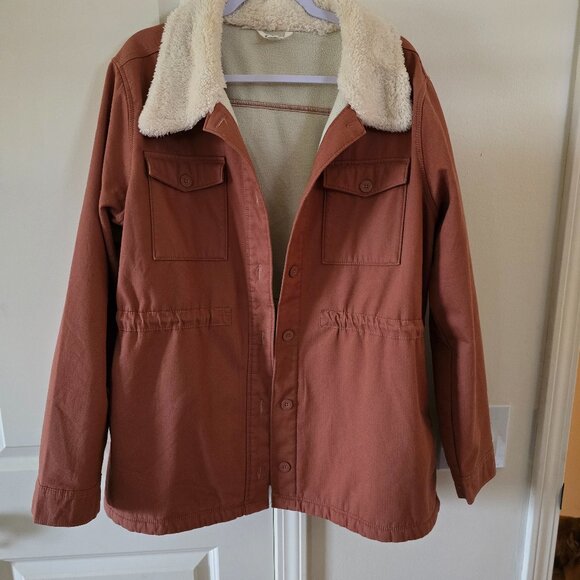 Jackets & Blazers - Women's Brown Sherpa-Lined Jacket